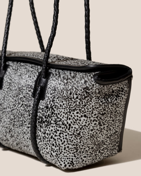 FORNA CALF HAIR - Leather-Framed Shoulder Bag