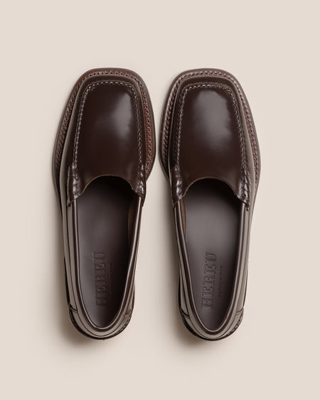 SALA - Square-Toe Low-Heeled Pump