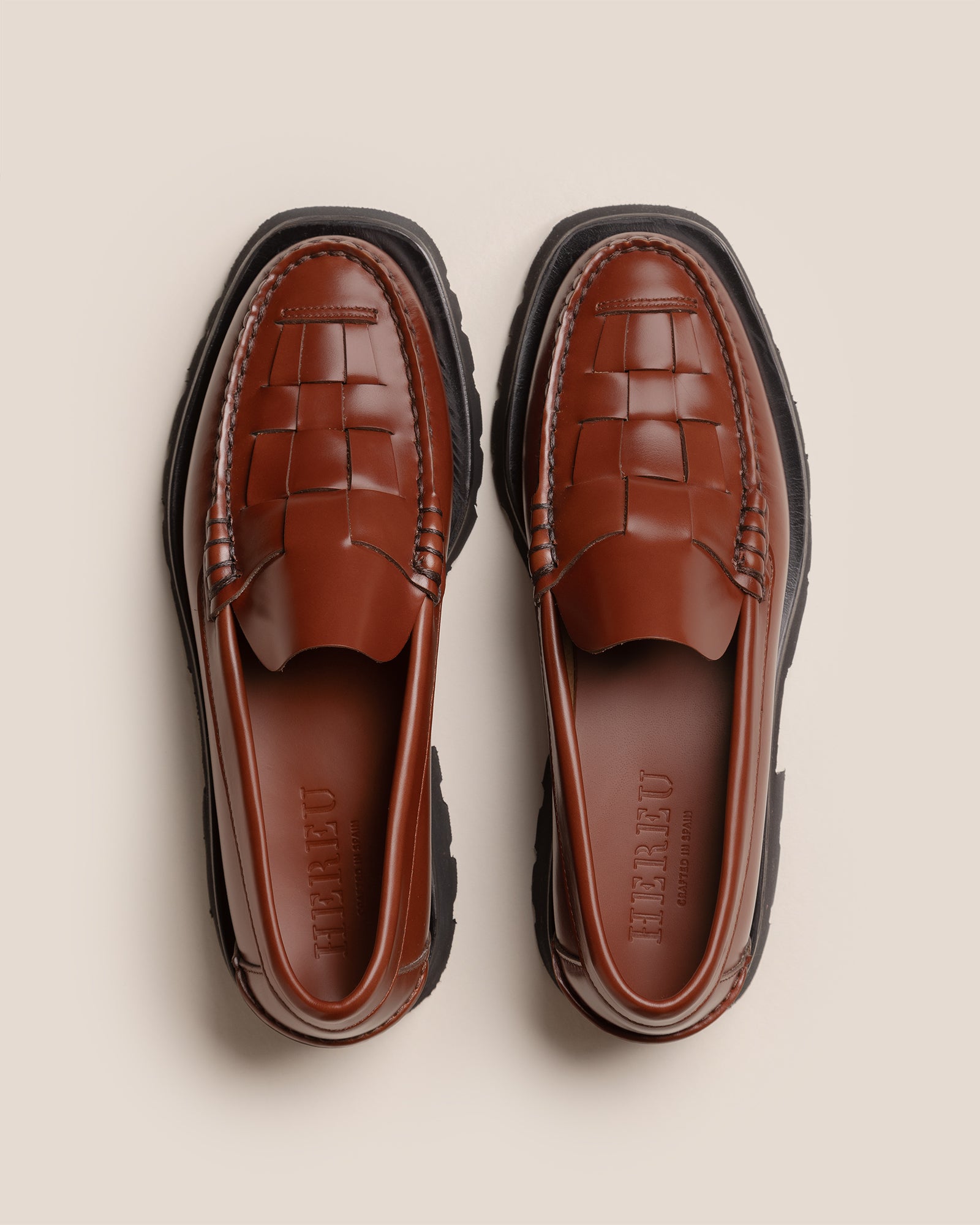 NOMBELA SPORT - Tread Sole Interwoven Detail Slip-On Loafer