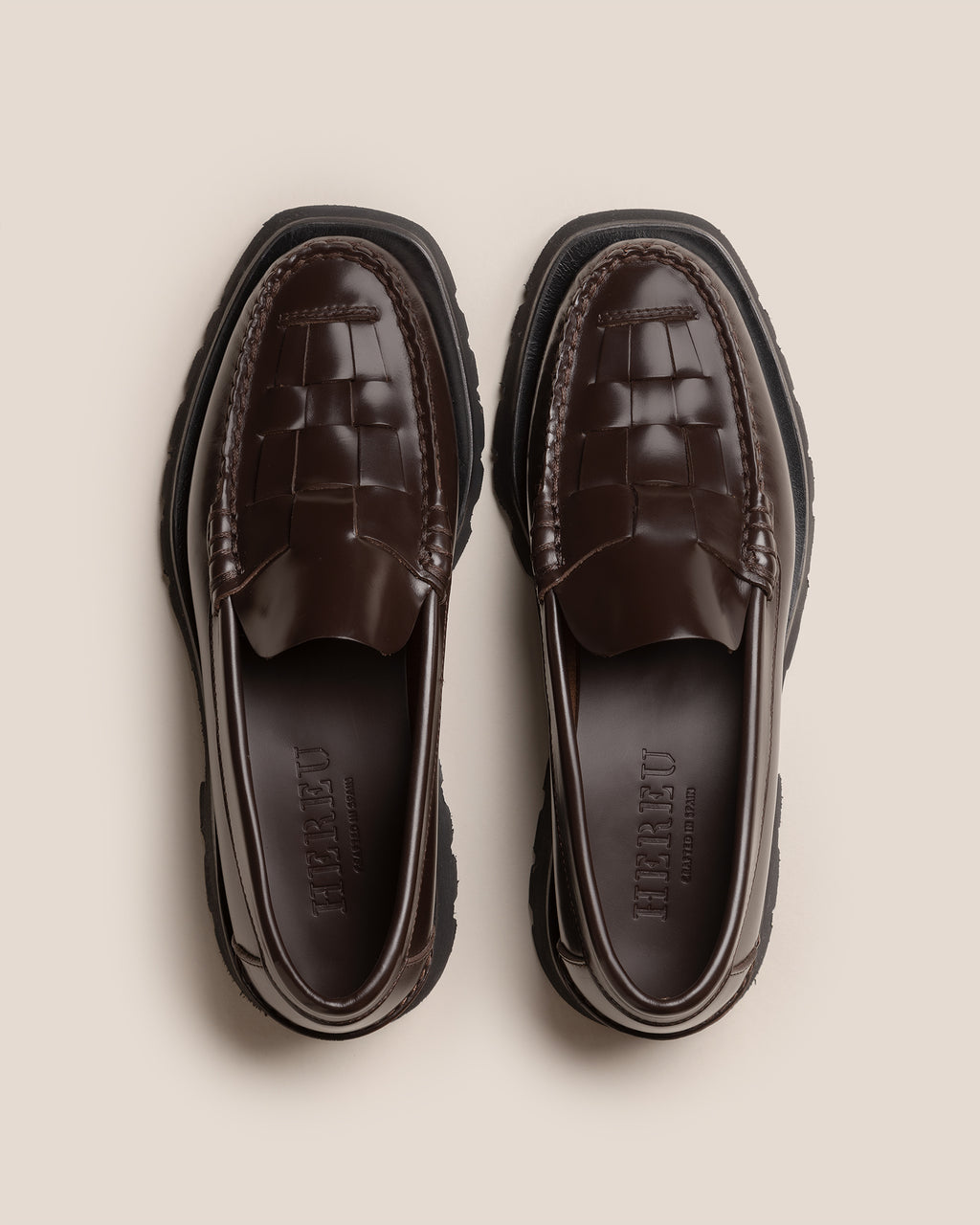 NOMBELA SPORT - Tread Sole Interwoven Detail Slip-On Loafer