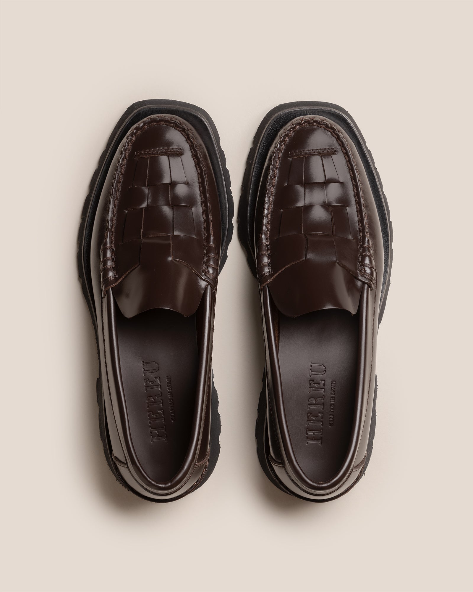 NOMBELA SPORT - Tread Sole Interwoven Detail Slip-On Loafer