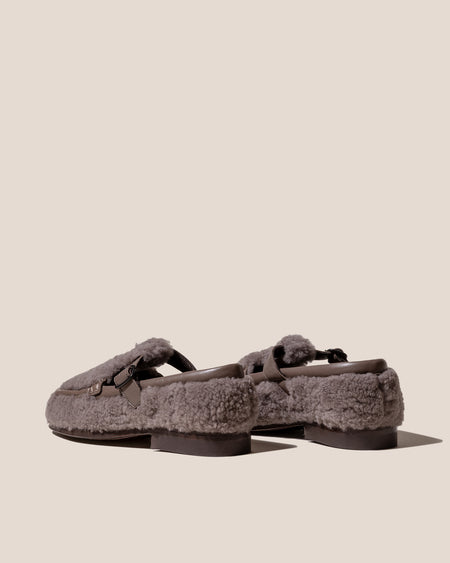 ALBER CURLY SHEARLING - T-bar Loafer