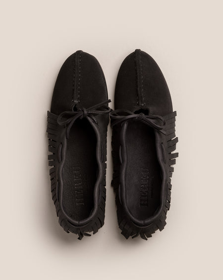 TILLA FRINGES - Deconstructed Suede Babouche
