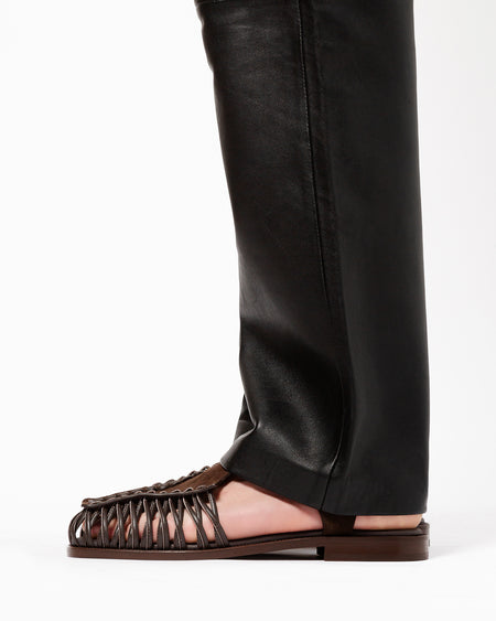 ALARO SUEDE - FOR ALL - Square-Toe T-bar Sandal