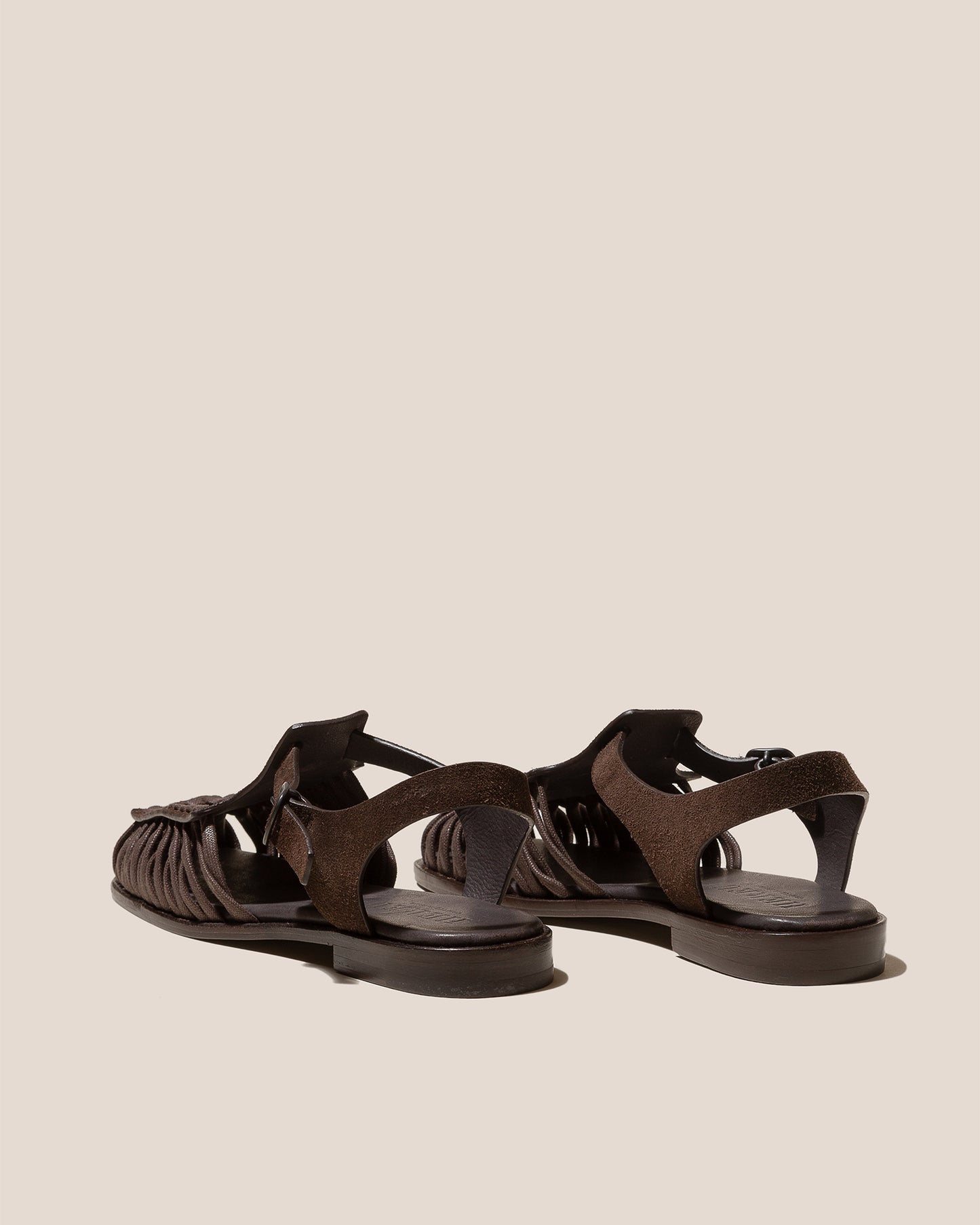 ALARO SUEDE - Square-Toe T-bar Sandal