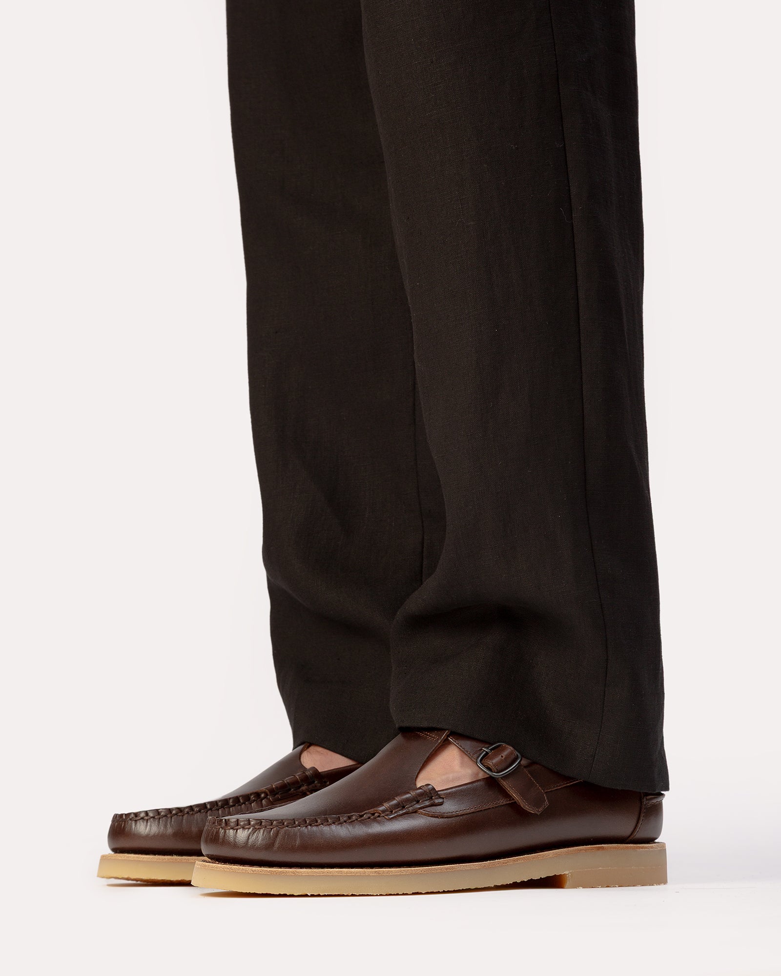 ALBER RUBBER VEG TAN - Men's T-bar Loafer