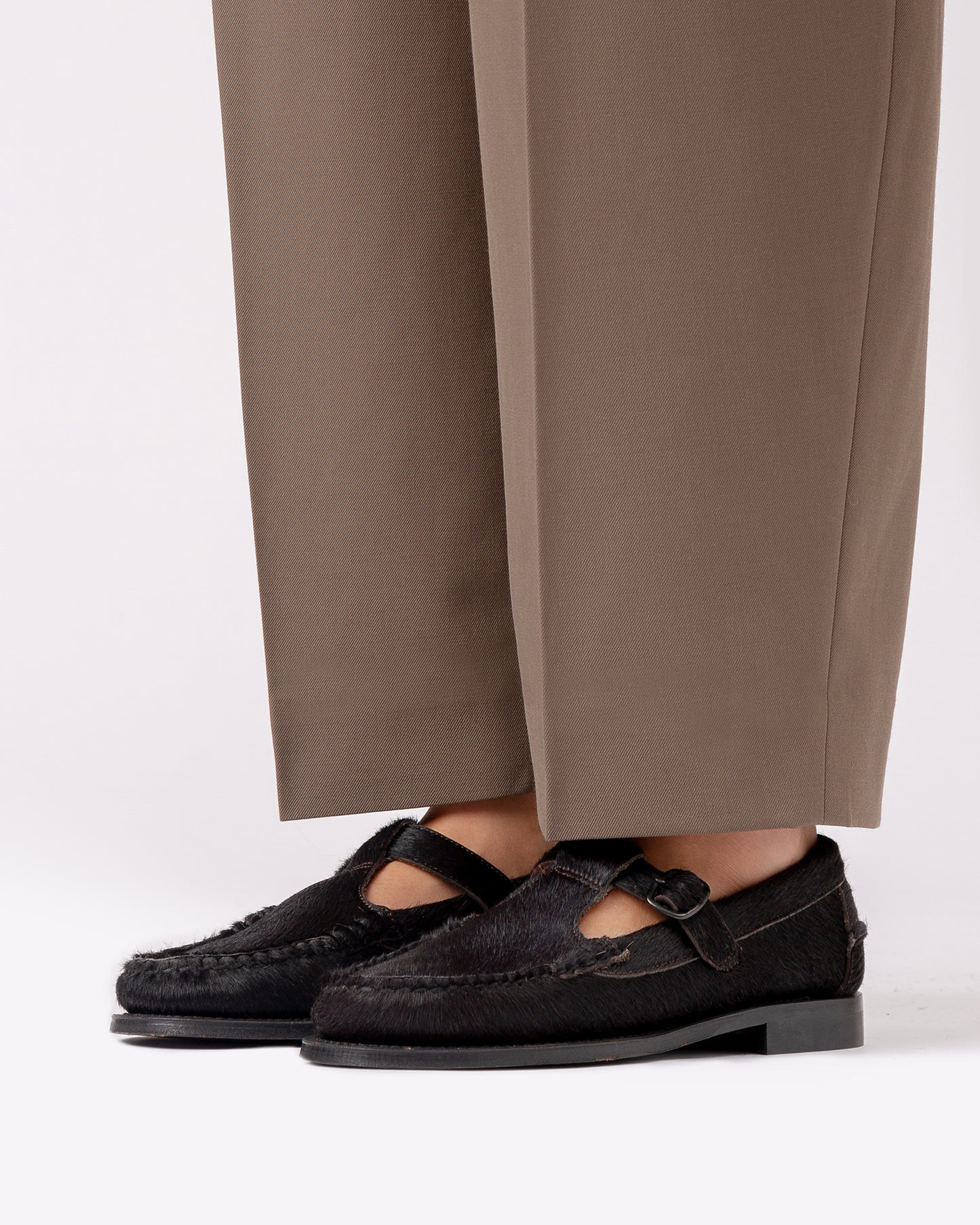 ALBER CALF HAIR - T-bar Loafer