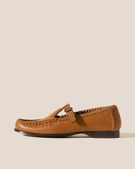 ALCOVER - FOR ALL - Braided Seams T-bar Loafer