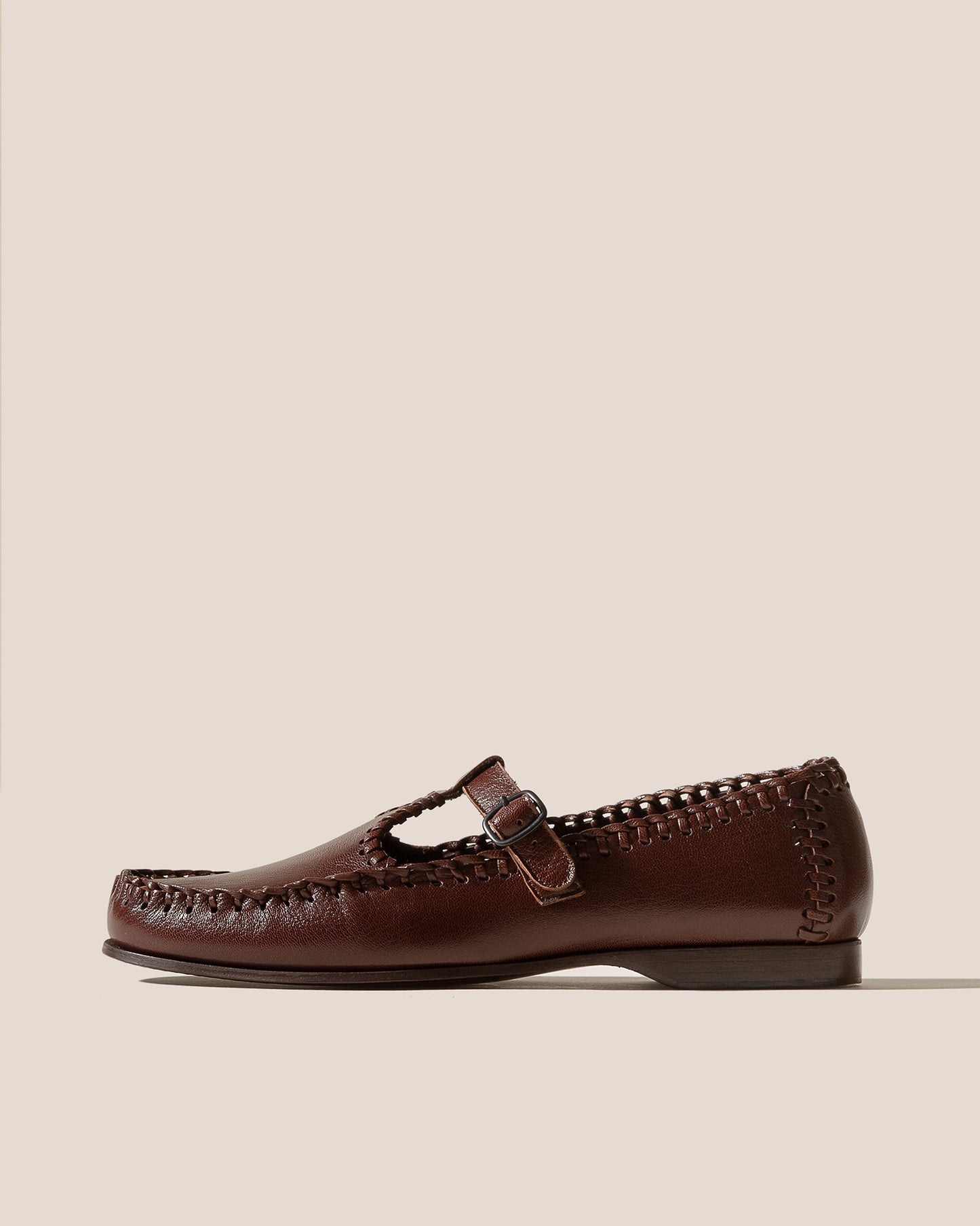 ALCOVER SUPPLE SHINY - Braided Seams T-bar Loafer