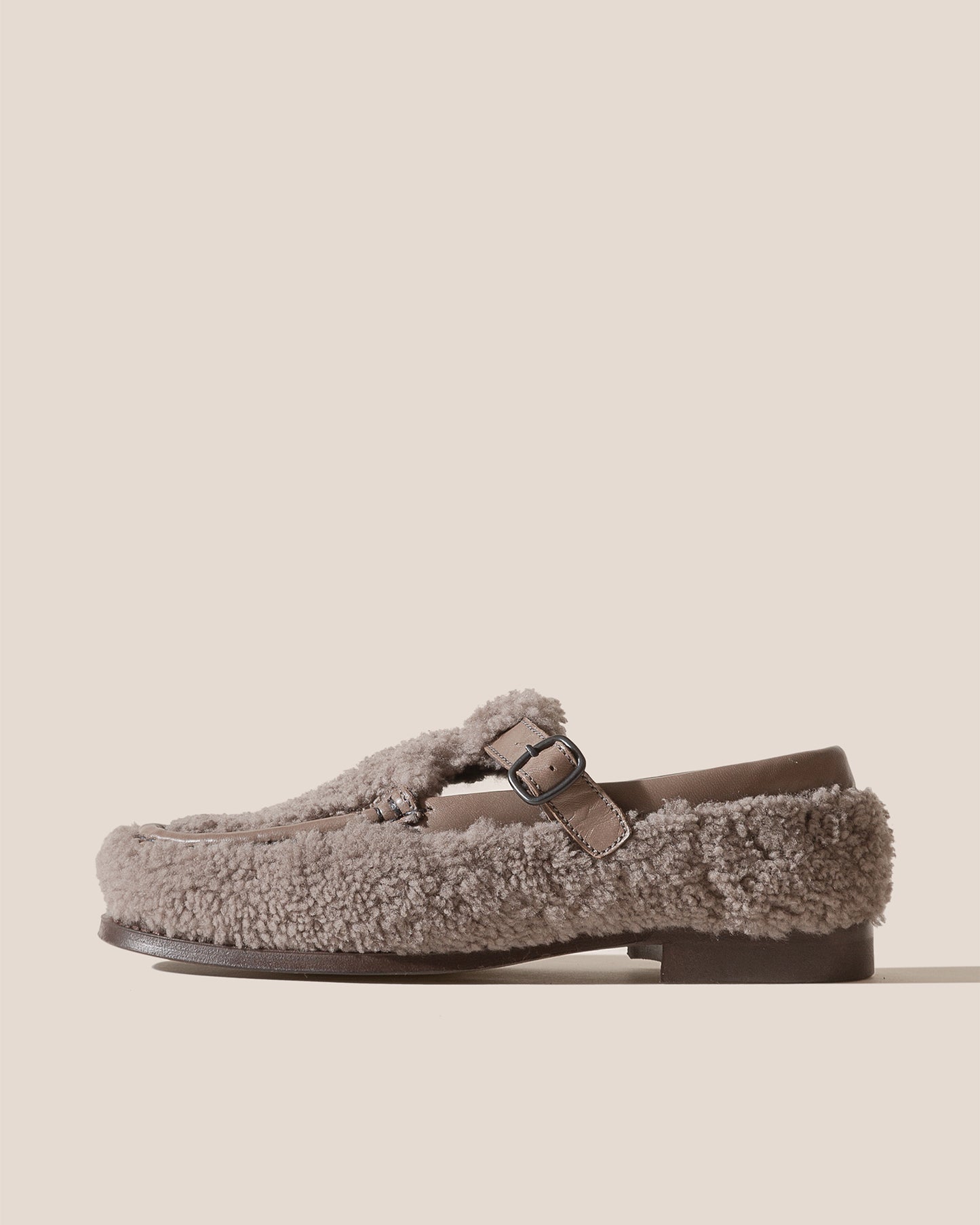 ALBER CURLY SHEARLING - T-bar Loafer
