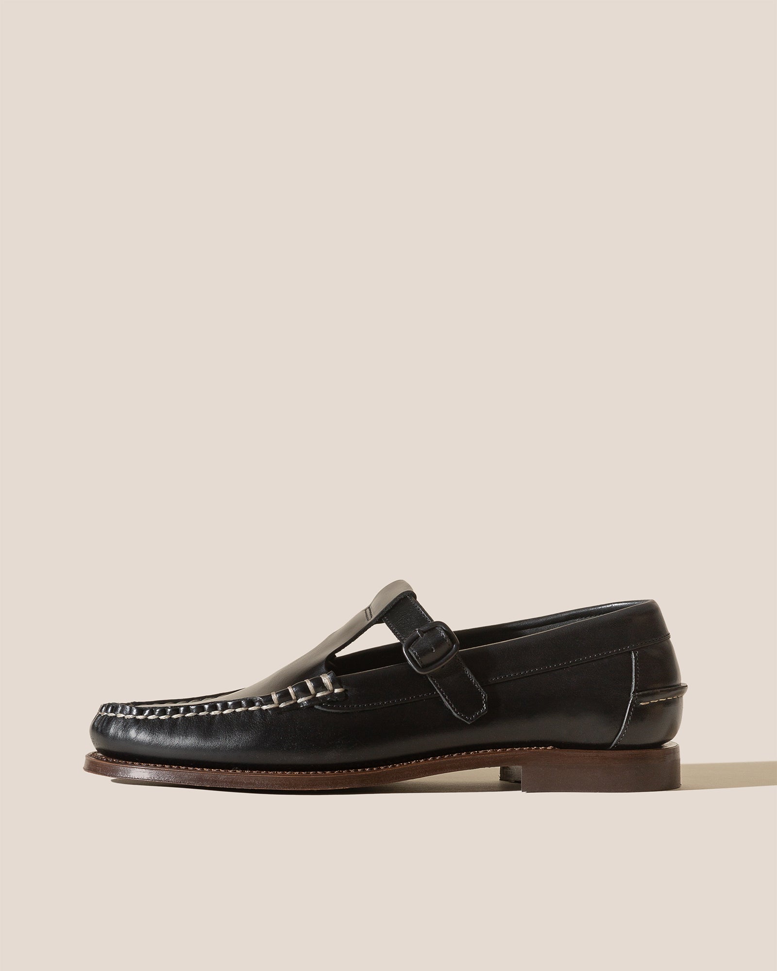 ALBER VEG TAN - Men's T-bar Loafer