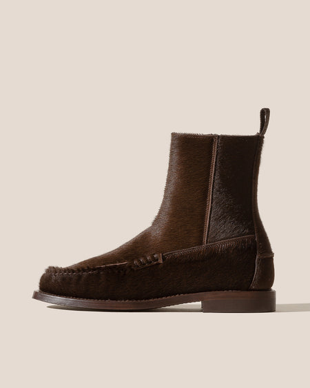 ANDREU CALF HAIR - Mid-Calf Zipped Boot