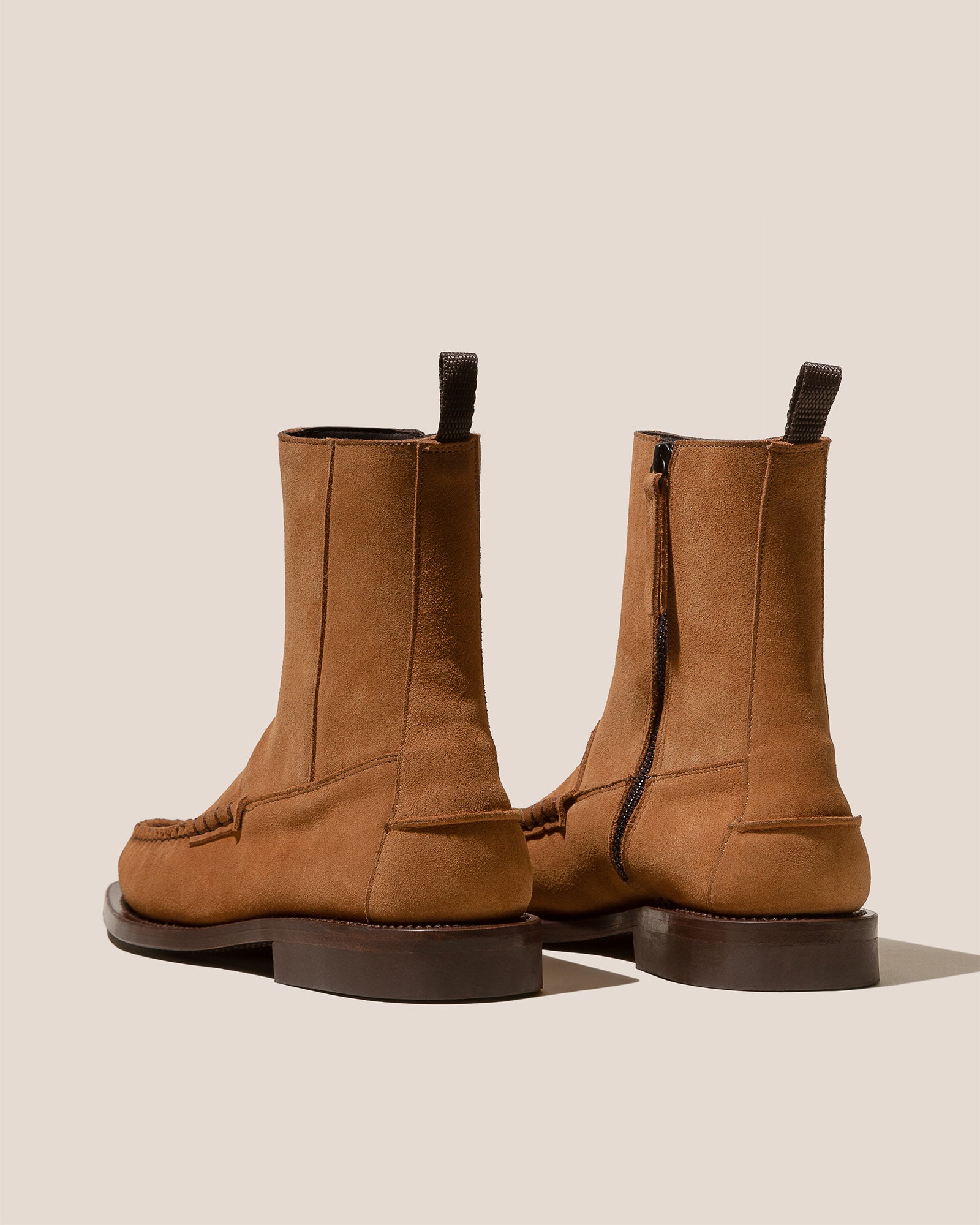 ANDREU SUEDE - Men's Low-calf Zipped Boot