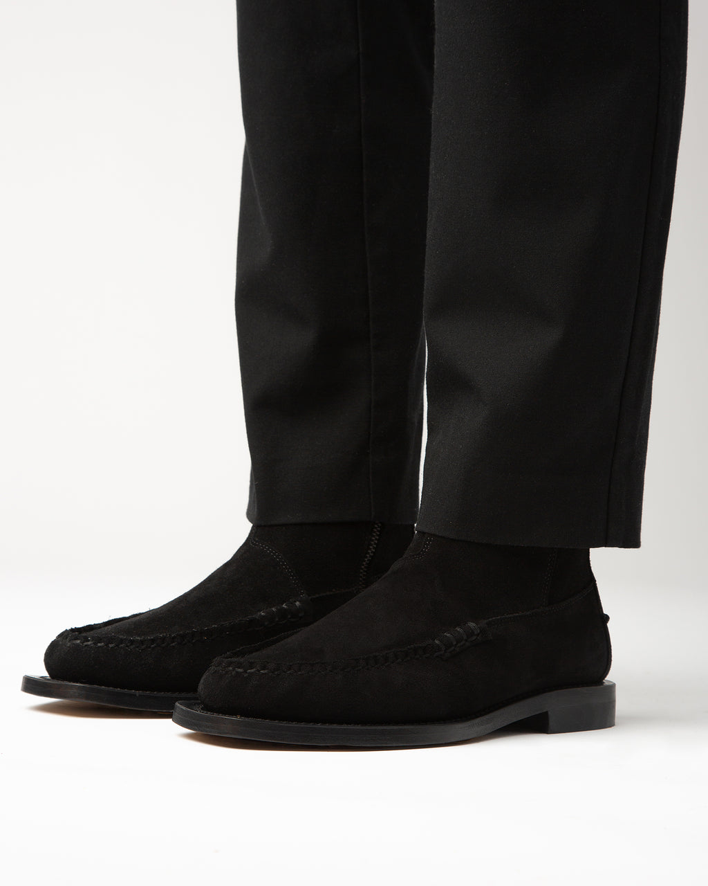 ANDREU SUEDE - Low-calf Zipped Boot