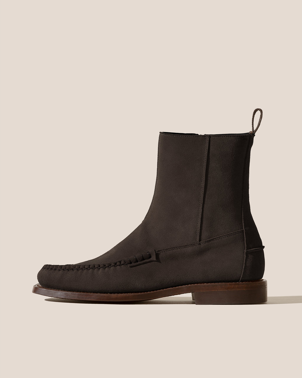 ANDREU SUEDE - Low-calf Zipped Boot