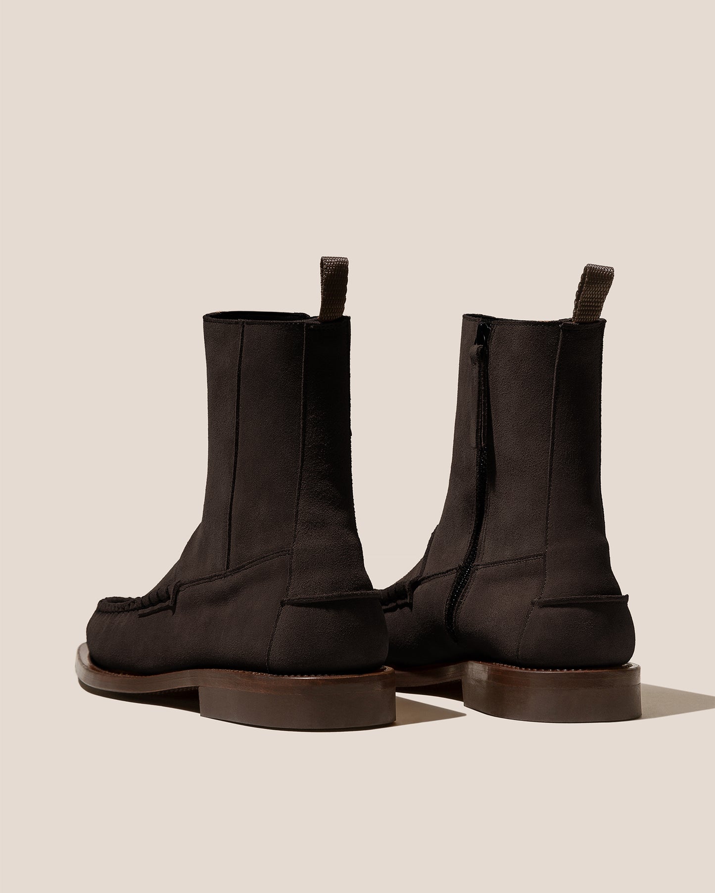 ANDREU SUEDE - Mid-Calf Zipped Boot