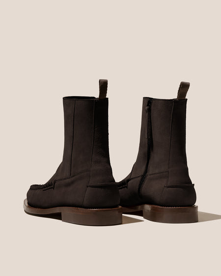 ANDREU SUEDE - Low-calf Zipped Boot