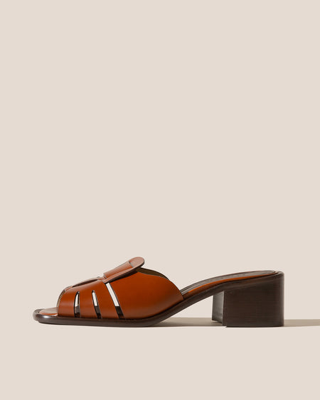 ANCORA SQUARED HEELED SLIDE - Heeled Fisherman Slide