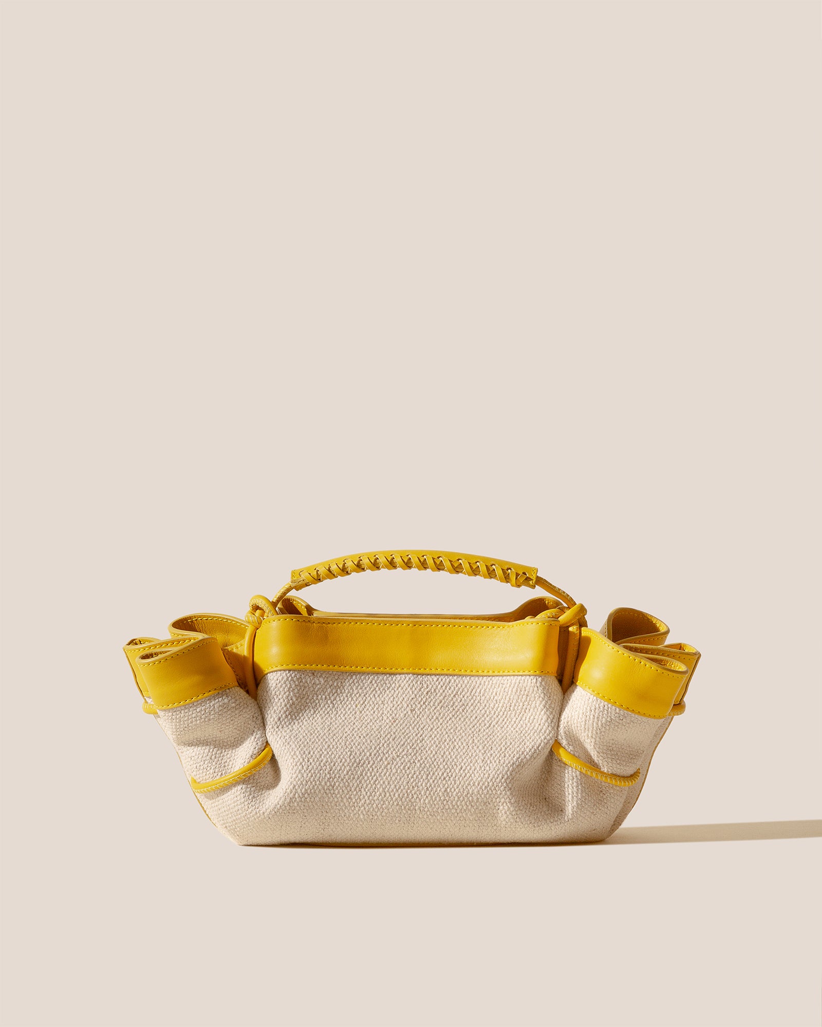 【HEREU】ARTA MINI CANVAS Pleated Crossbody Bag ARTA MINI - Pleated Crossbody Bag – Hereu Studio