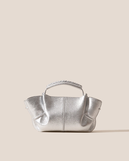 ARTA MINI METALLIC - Pleated Crossbody Bag