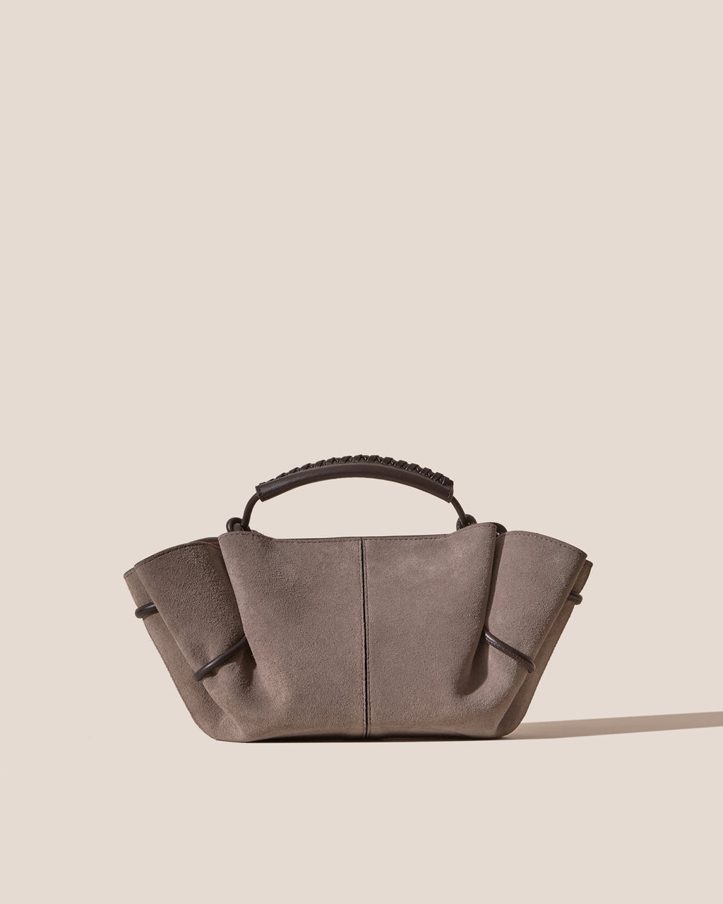 ARTA MINI SUEDE - Pleated Crossbody Bag