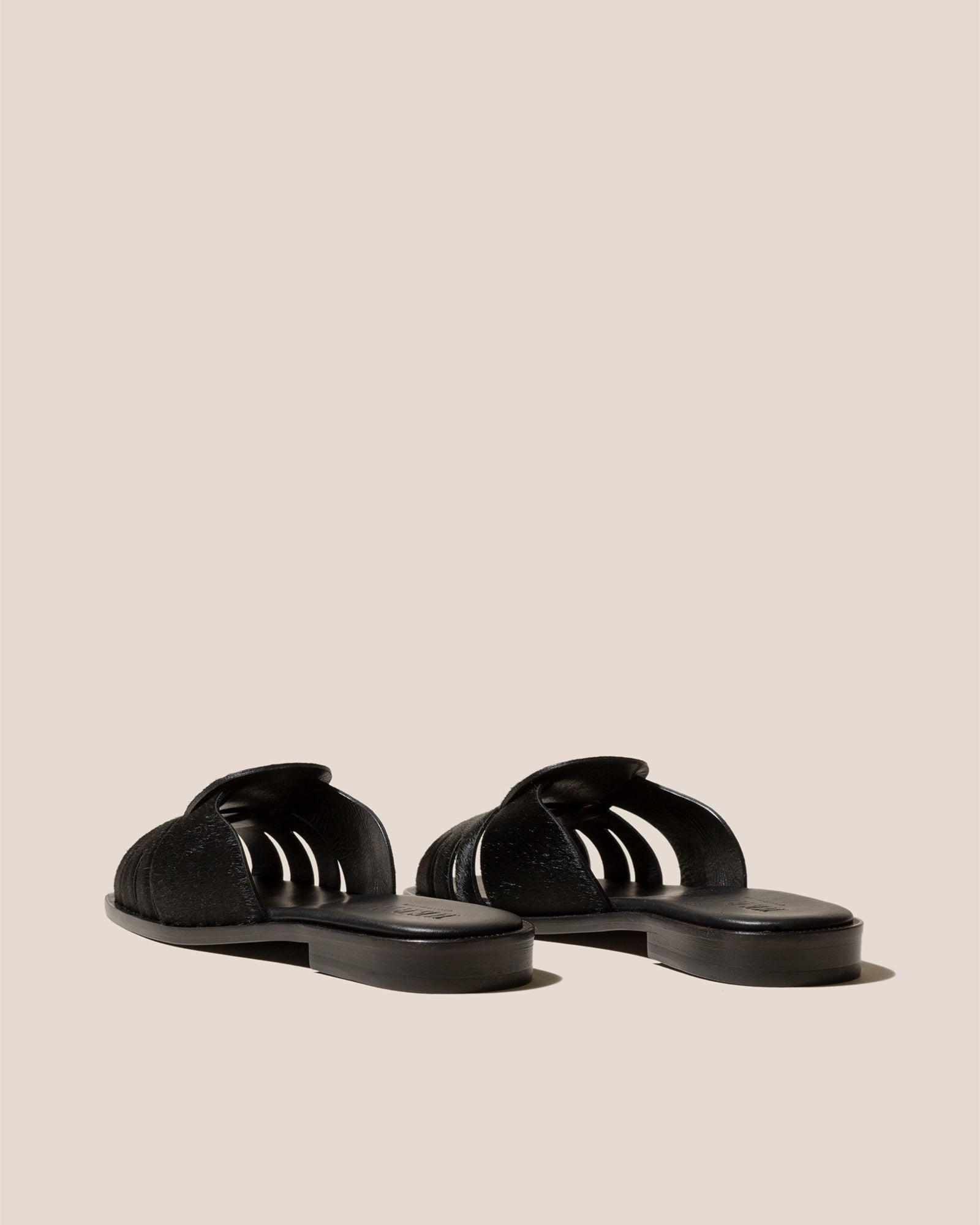 ANCORA SQUARED SLIDE CALF HAIR - Fisherman Slide – Hereu Studio