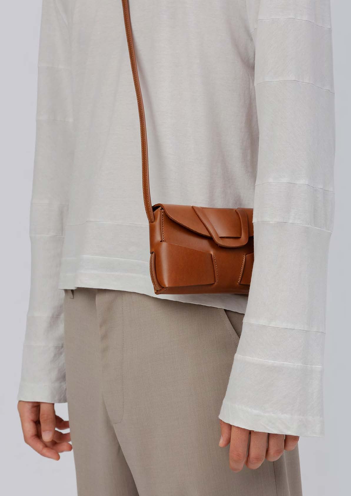 MABRA MINI - Woven Detail Crossbody Bag