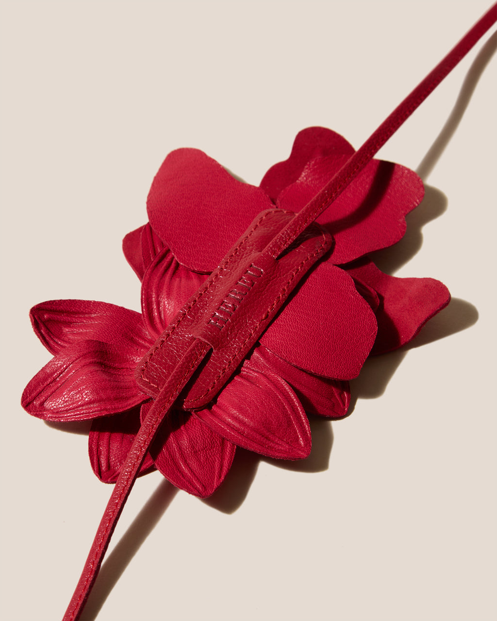 COROLA - Flower Charm with Leather Strap