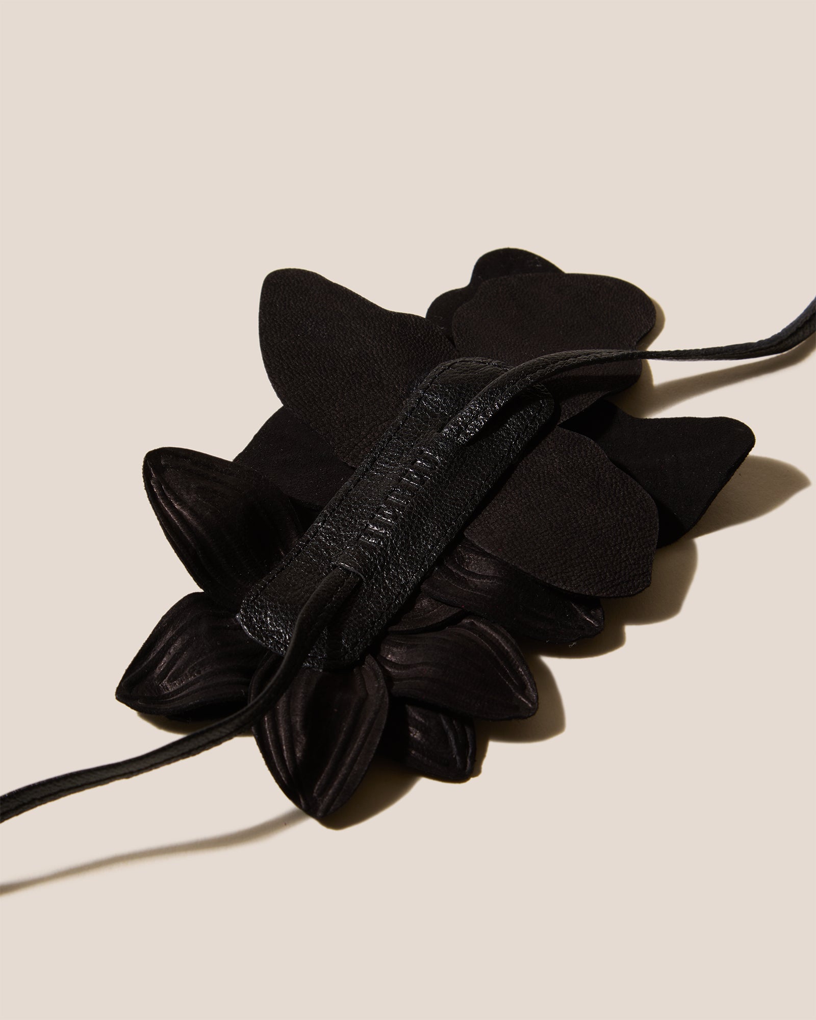 COROLA - Flower Charm with Leather Strap