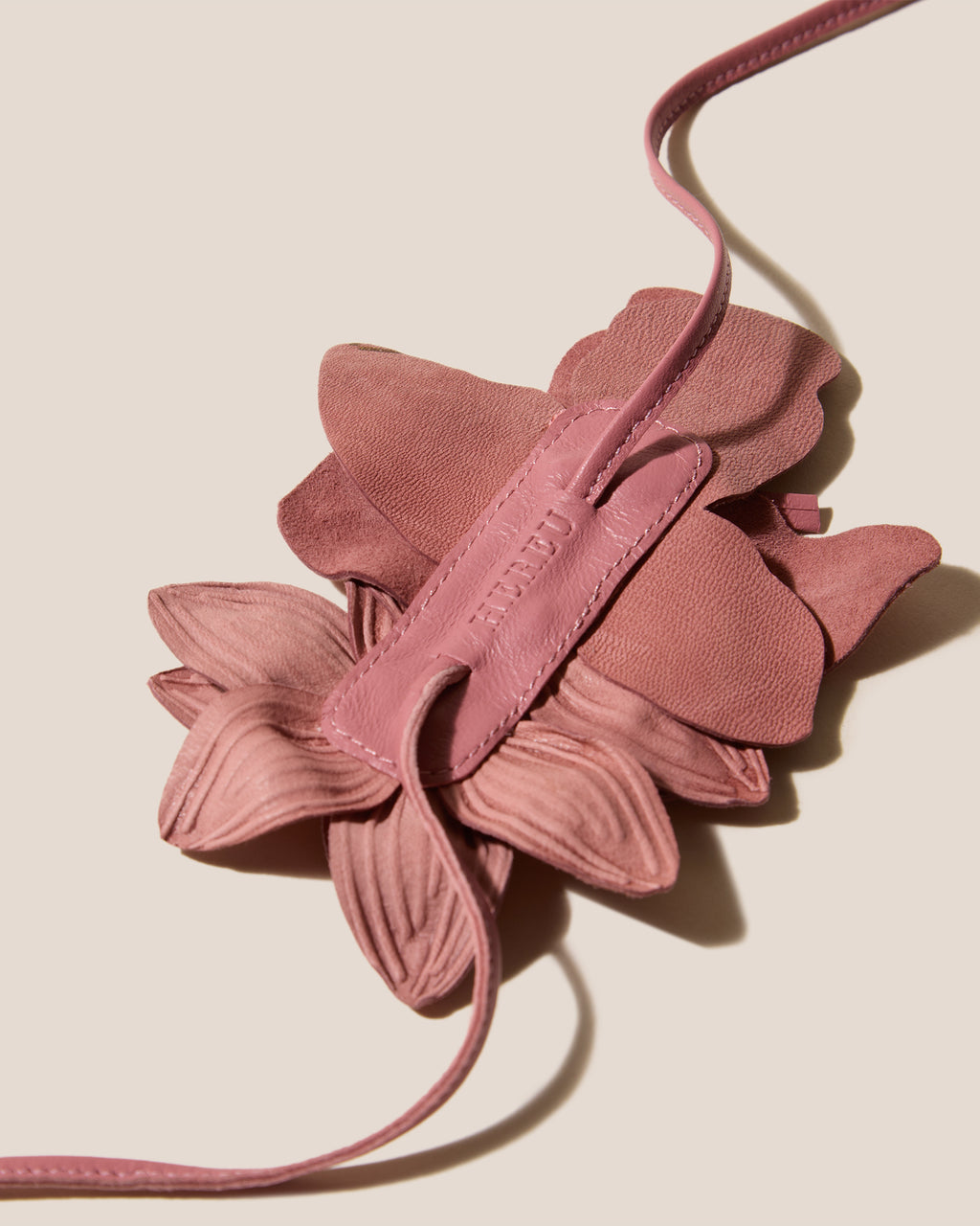 COROLA - Flower Charm with Leather Strap