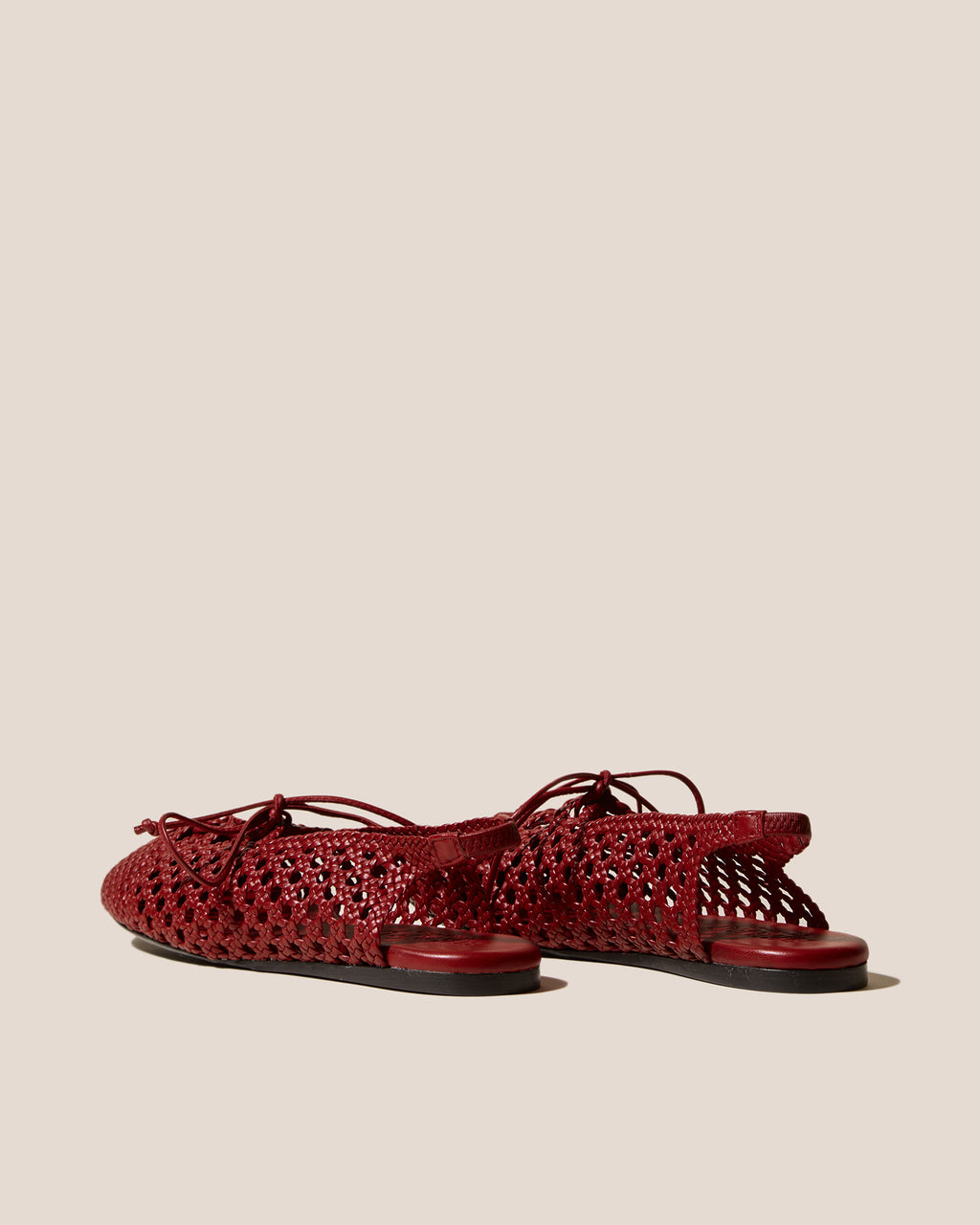 SARDANA - Lace-up Woven Slingback Sandal
