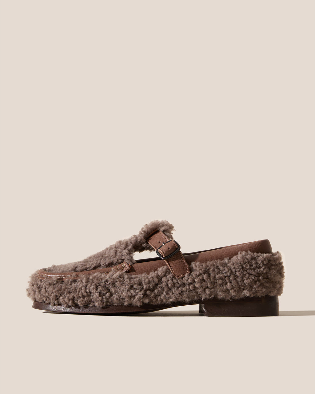 ALBER SHEARLING - T-Bar Loafer