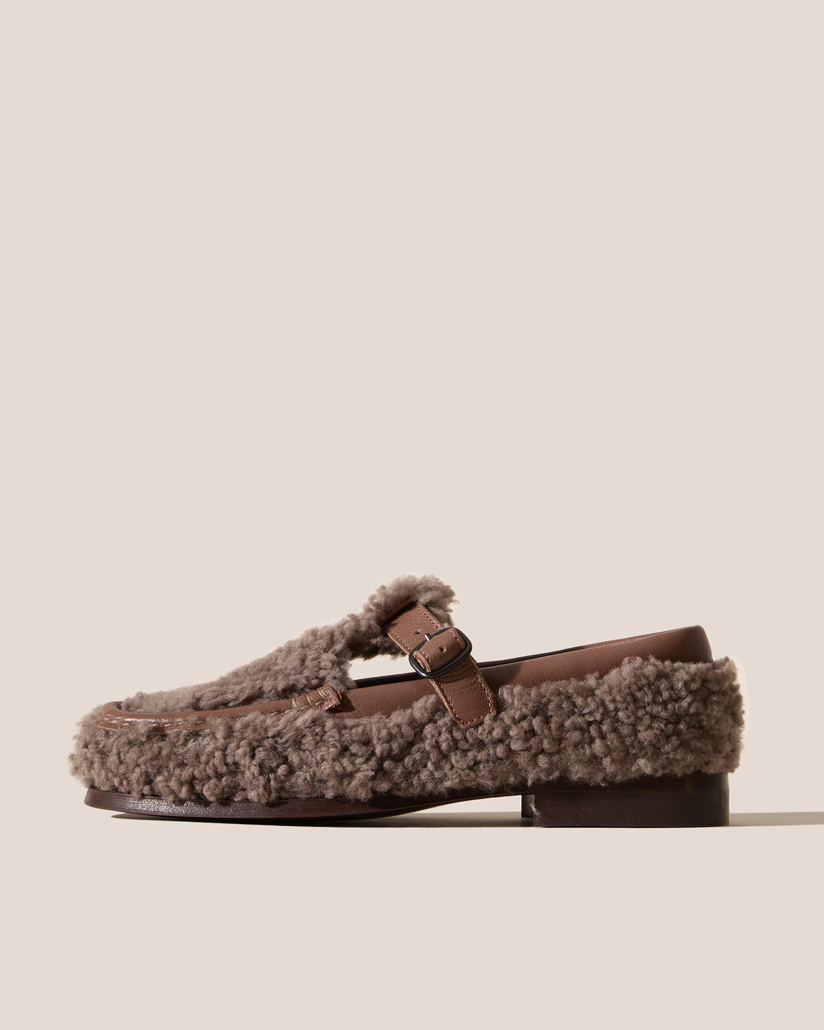 ALBER SHEARLING - T-Bar Loafer