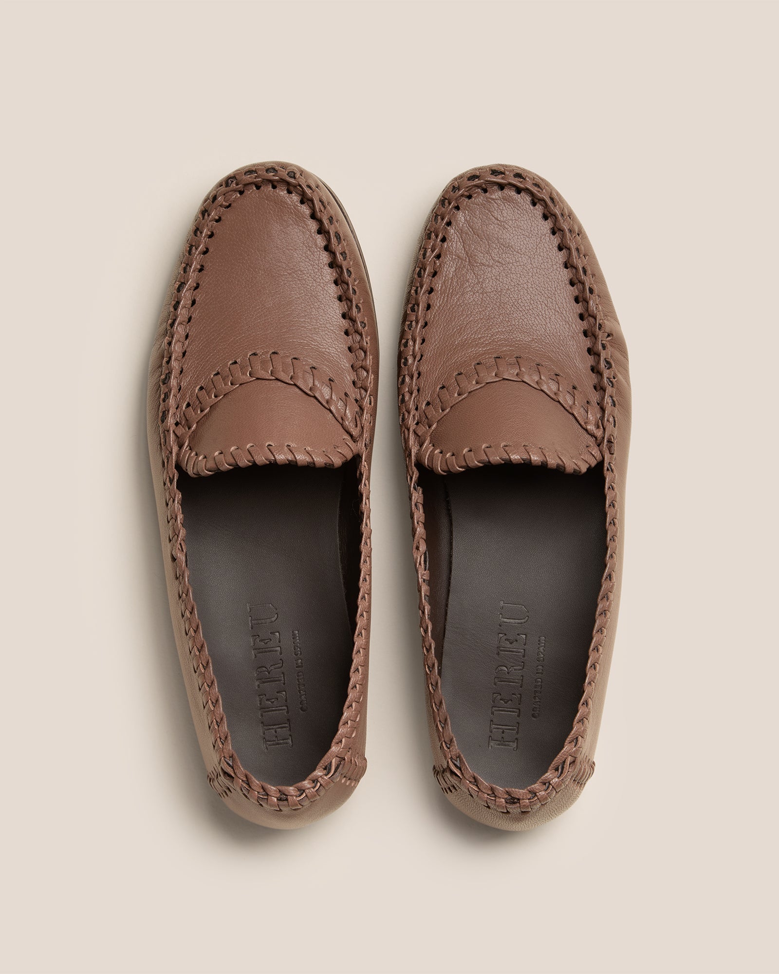 SASTRE SUPPLE SHINY - Braided Seam Slip-On Loafer – Hereu Studio