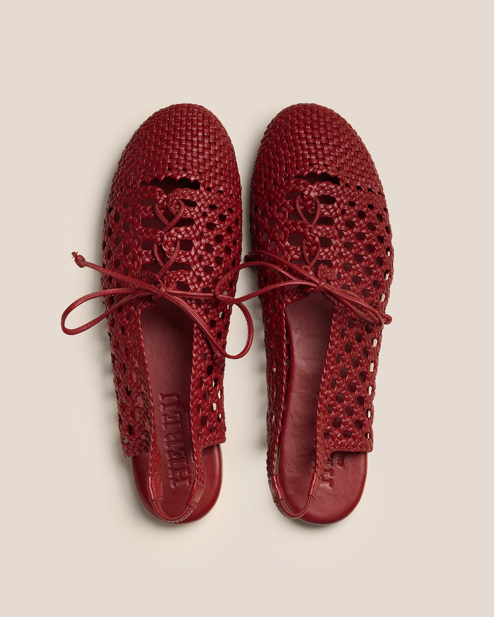 SARDANA - Lace-up Woven Slingback Sandal