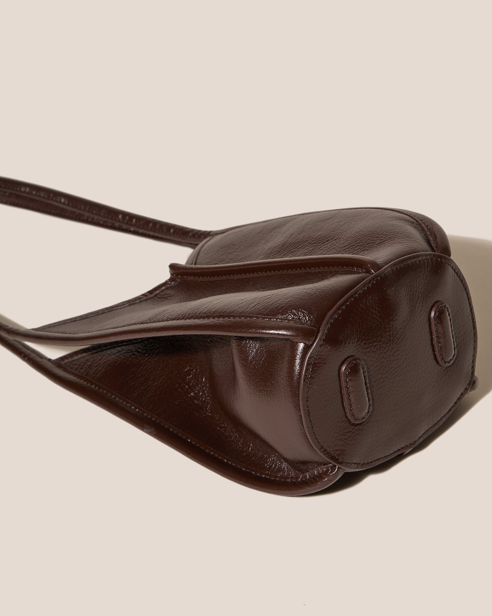 CALELLA BUCKET LEATHER - Leather-trimmed Shoulder Bag