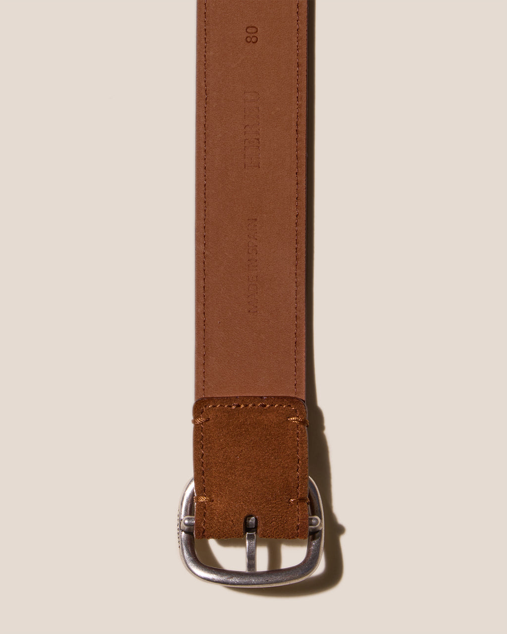 LLIS SUEDE - Stitched Detail Belt