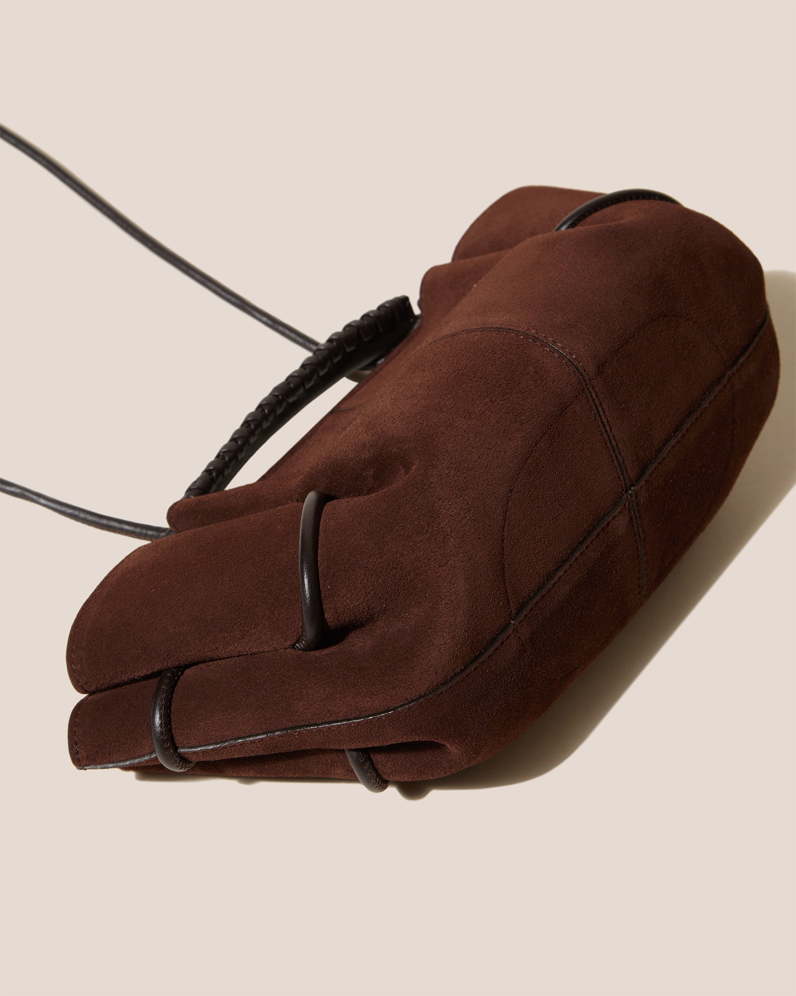 ARTA MINI SUEDE - Pleated Crossbody Bag