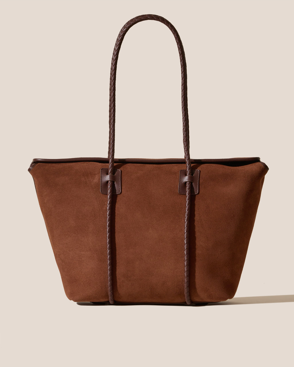 FORNA TOTE SUEDE - Leather-Framed Shoulder Bag
