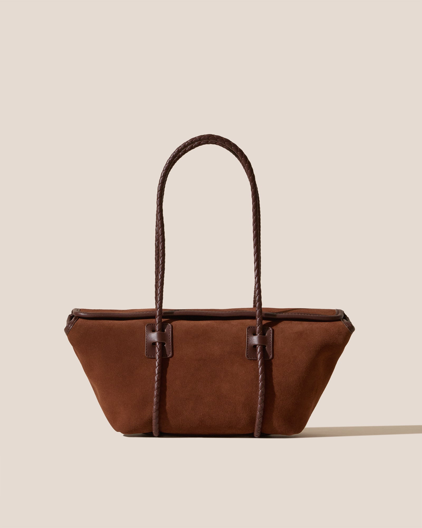 FORNA SUEDE - Leather-Framed Shoulder Bag
