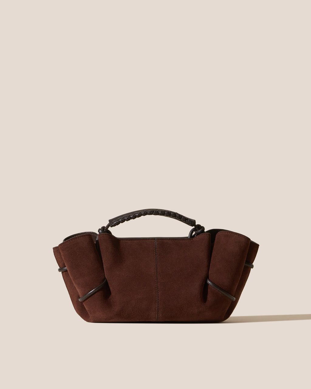 ARTA MINI SUEDE - Pleated Crossbody Bag