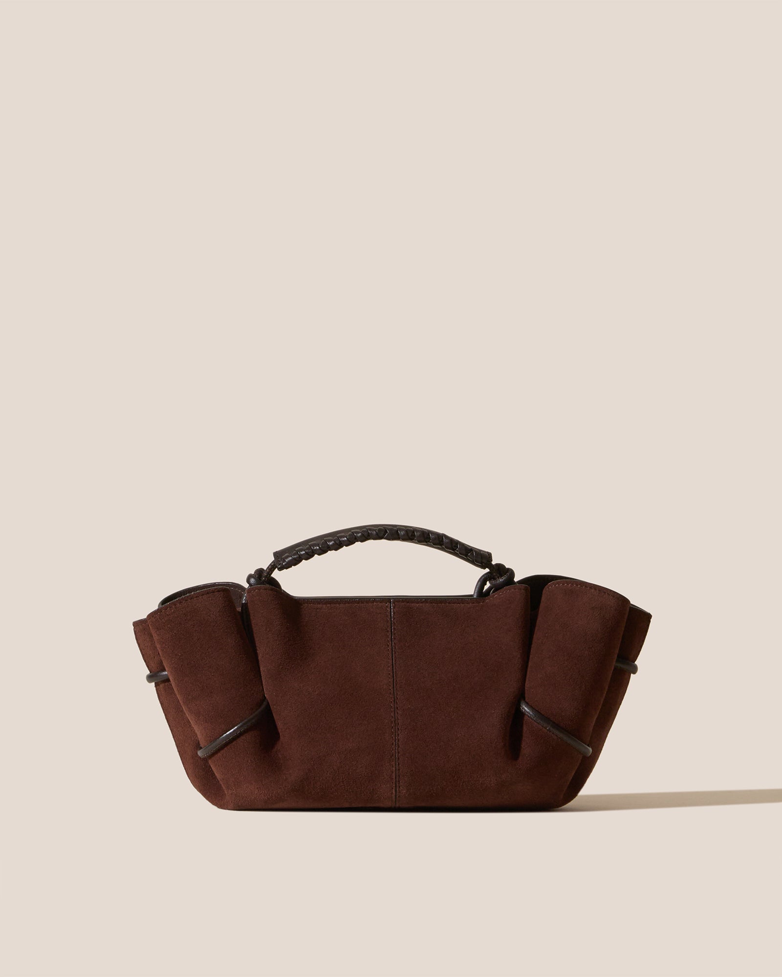 ARTA MINI SUEDE - Pleated Crossbody Bag