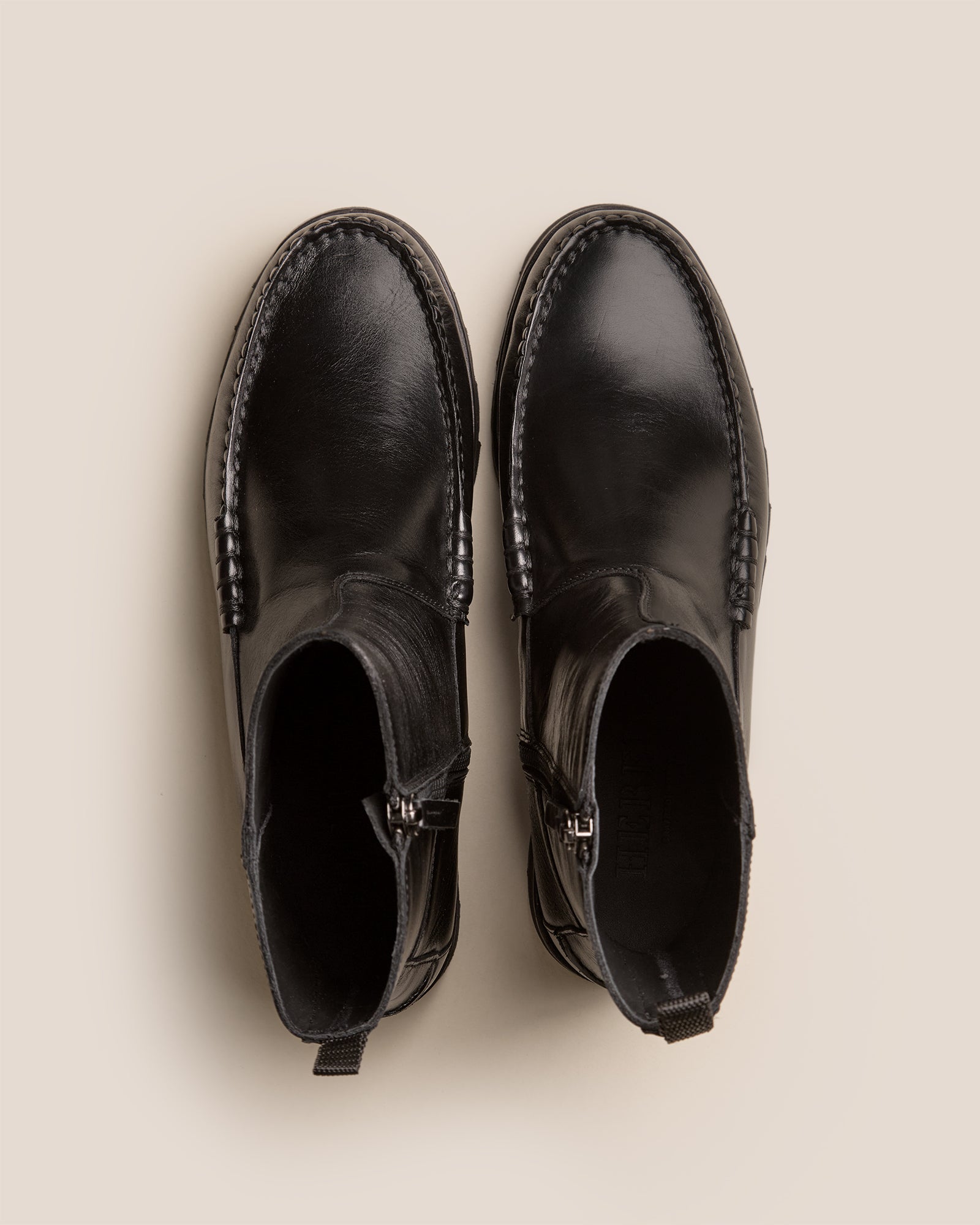 ANDREU R SPORT POLISHED - Low-calf Zipped Boot – Hereu Studio
