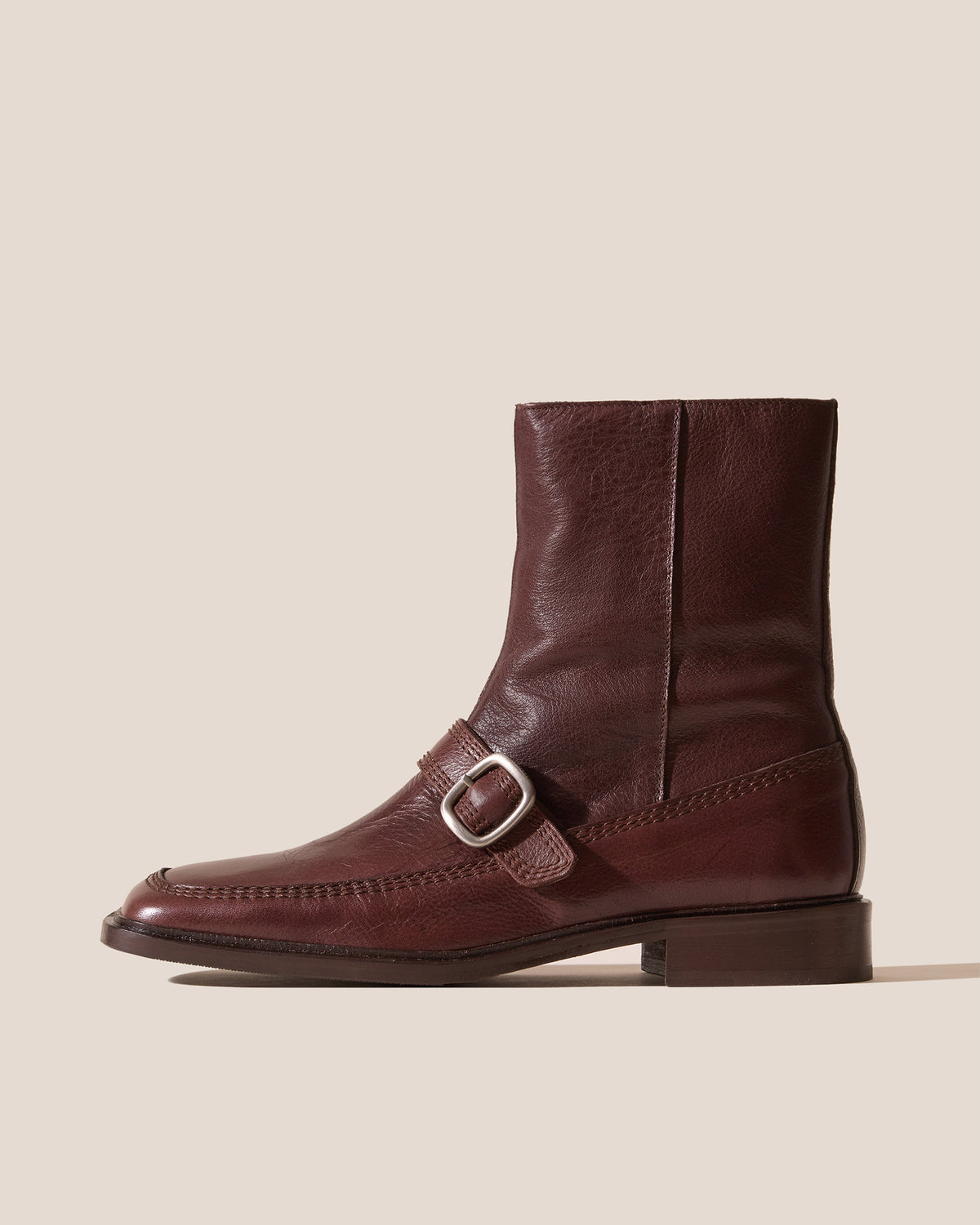 BERNAT BOOT - Men’s Buckle-Detail Low-Calf Boot