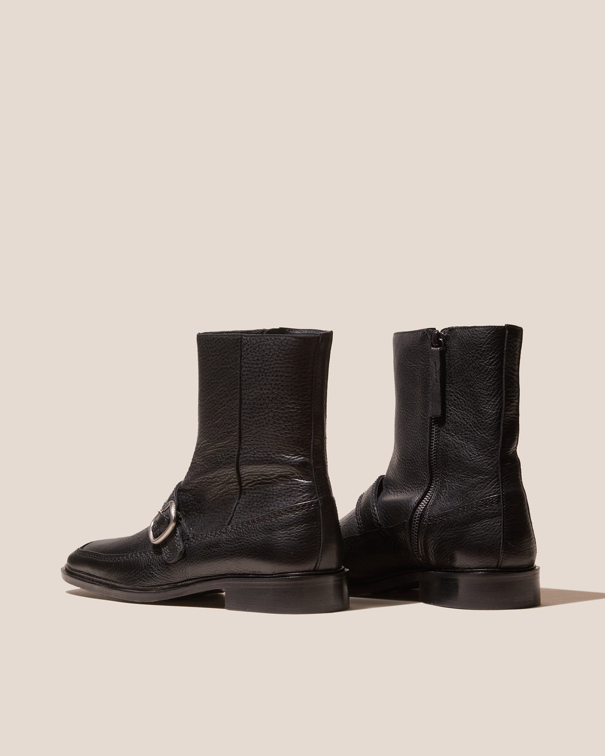BERNAT BOOT - Men’s Buckle-Detail Low-Calf Boot