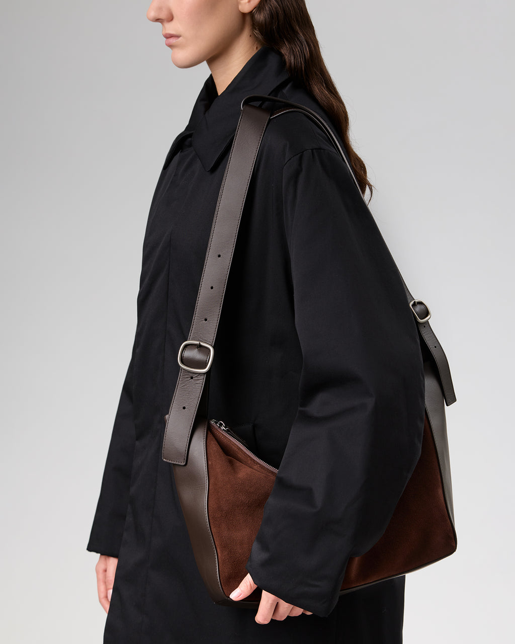 VINCLE SUEDE - Messenger Bag