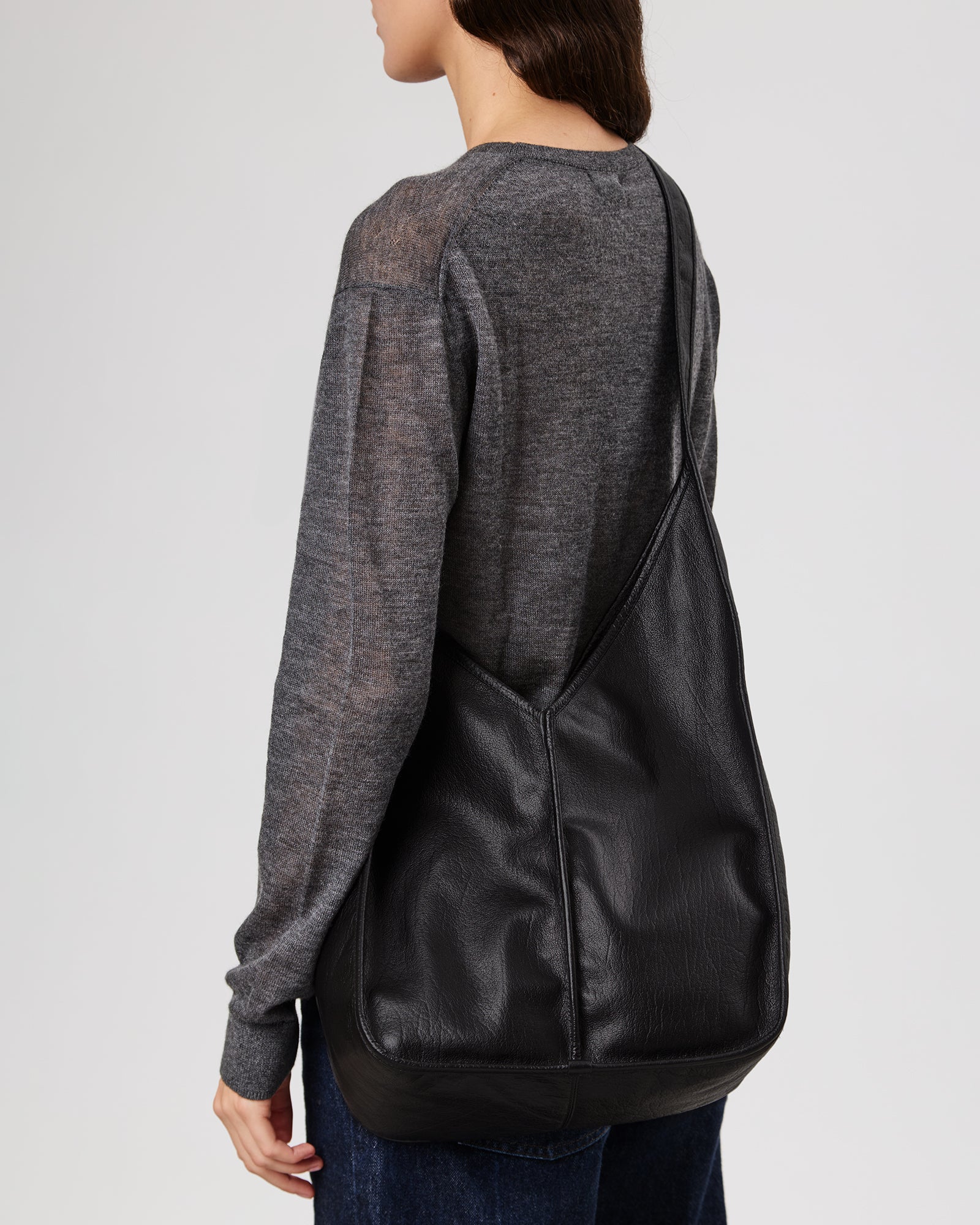 CALELLA CROSSBODY TUMBLED - Leather Crossbody Sac