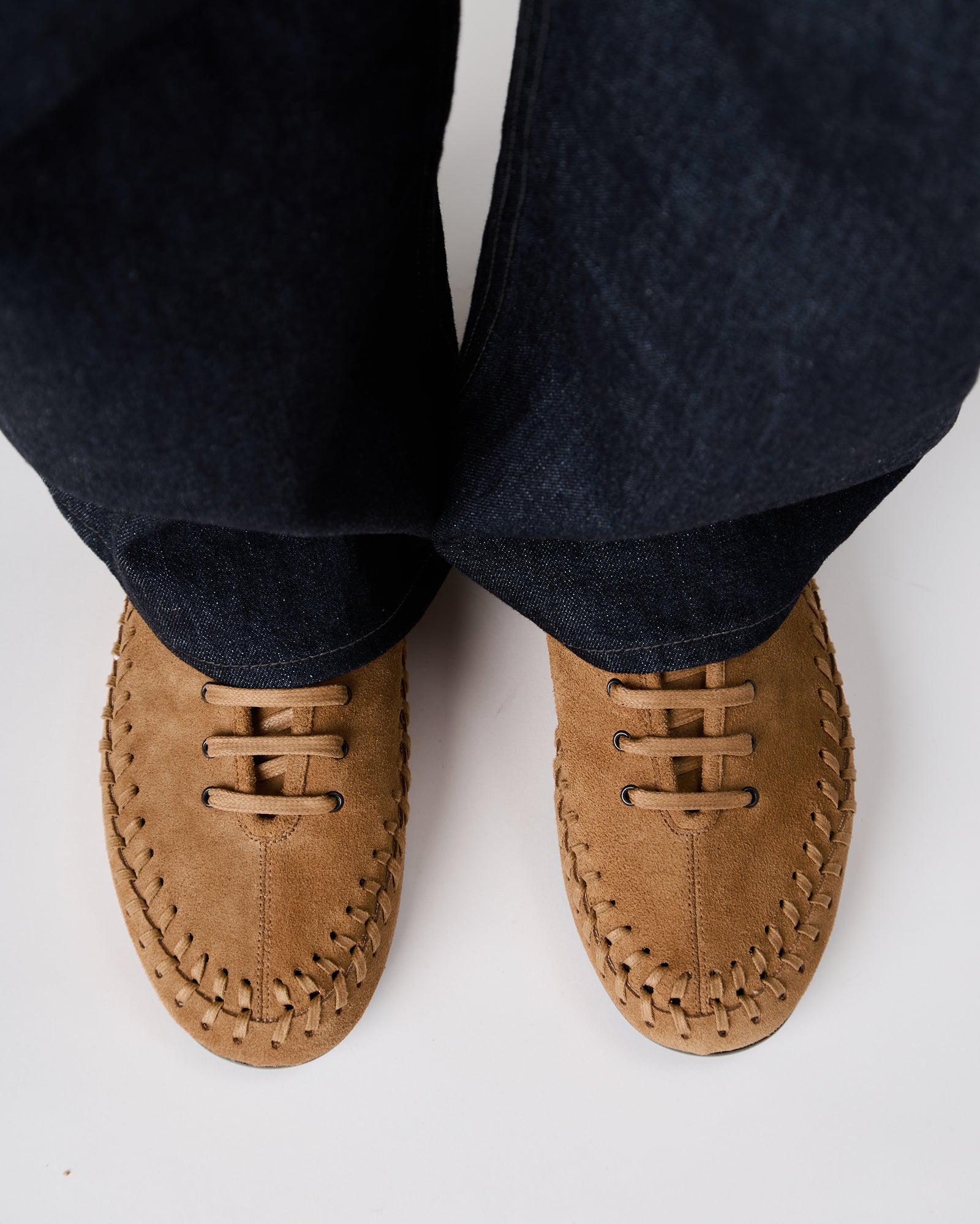 BIRLA SUEDE - Men's Braided Leather Sporty Shoe