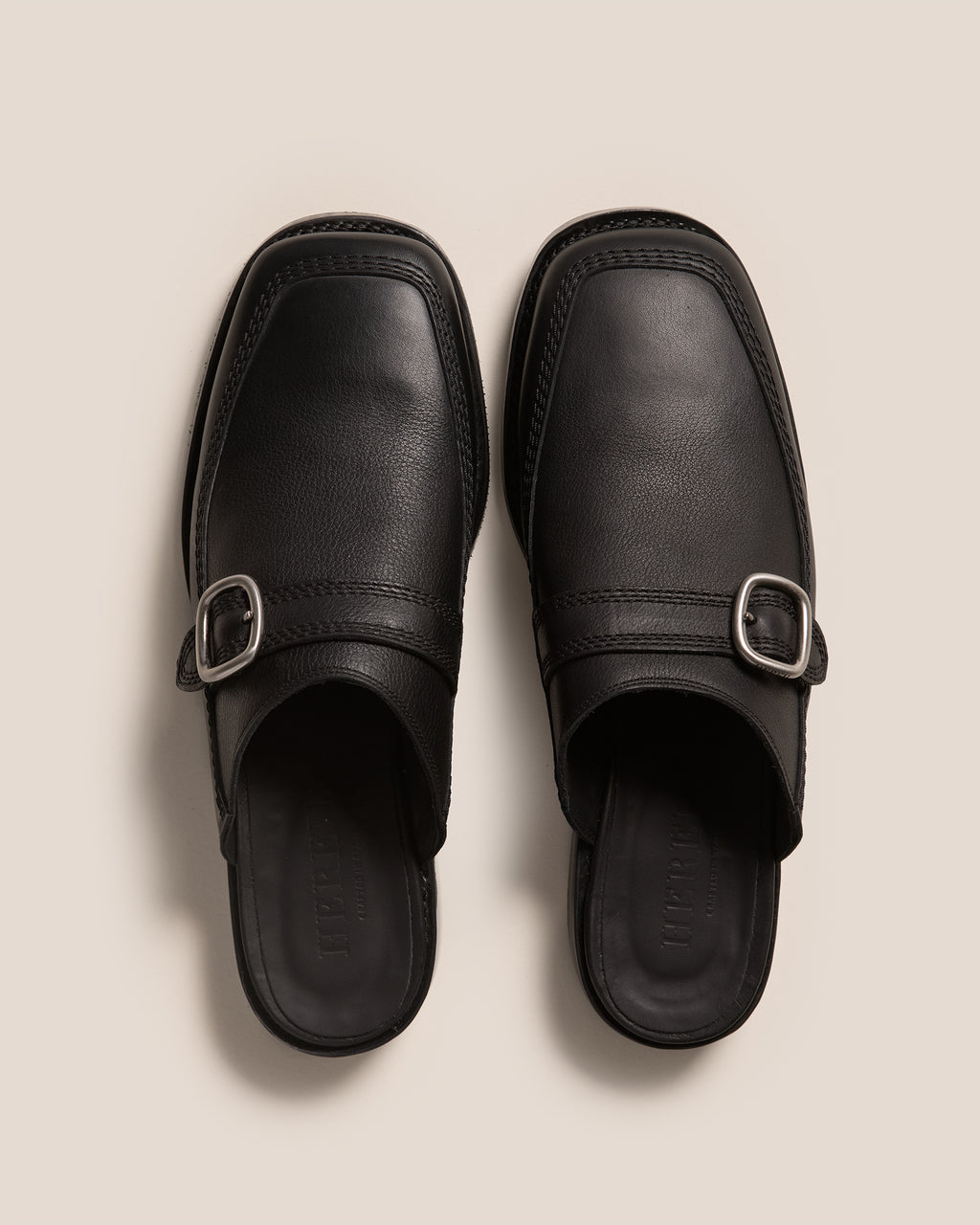 BERNAT MULE - Men’s Buckle-Detail Mule