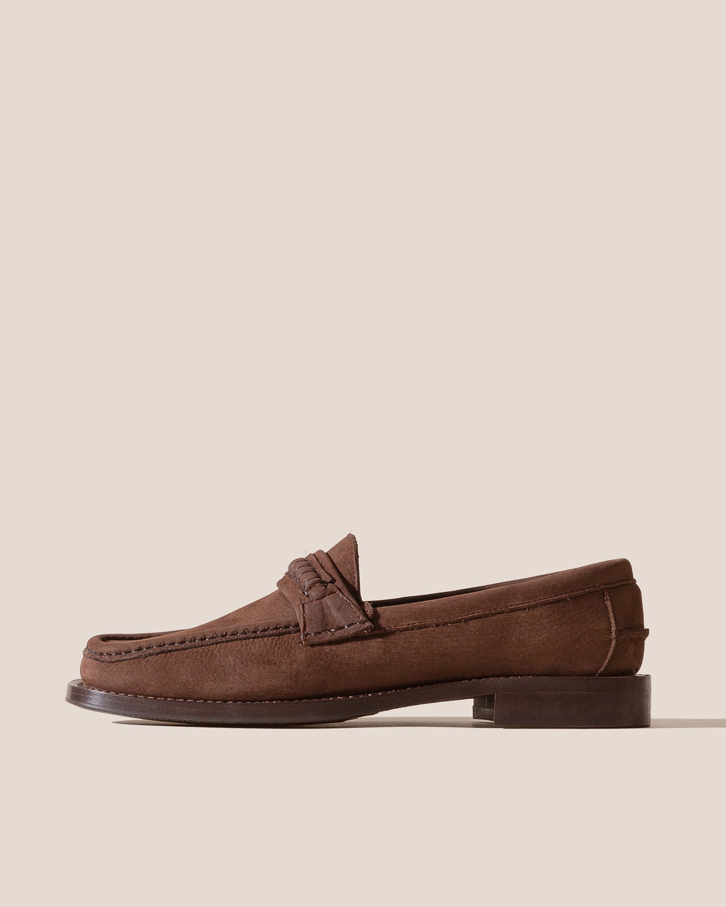 BORADA BORDÓN NOBUCK - Men's Slip-on Moc Toe Loafer